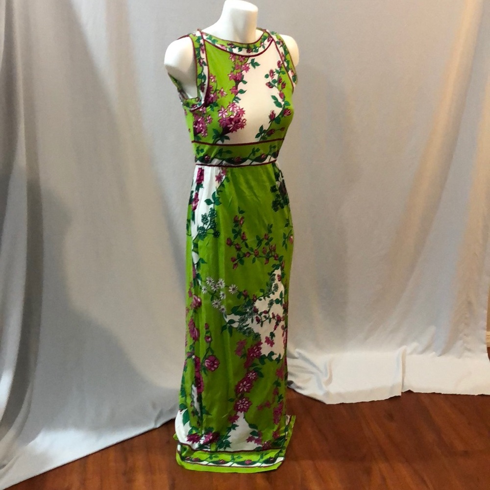 SOLD 70s Paganne Glen Beck Floral Maxi … - Picture 16 of 16